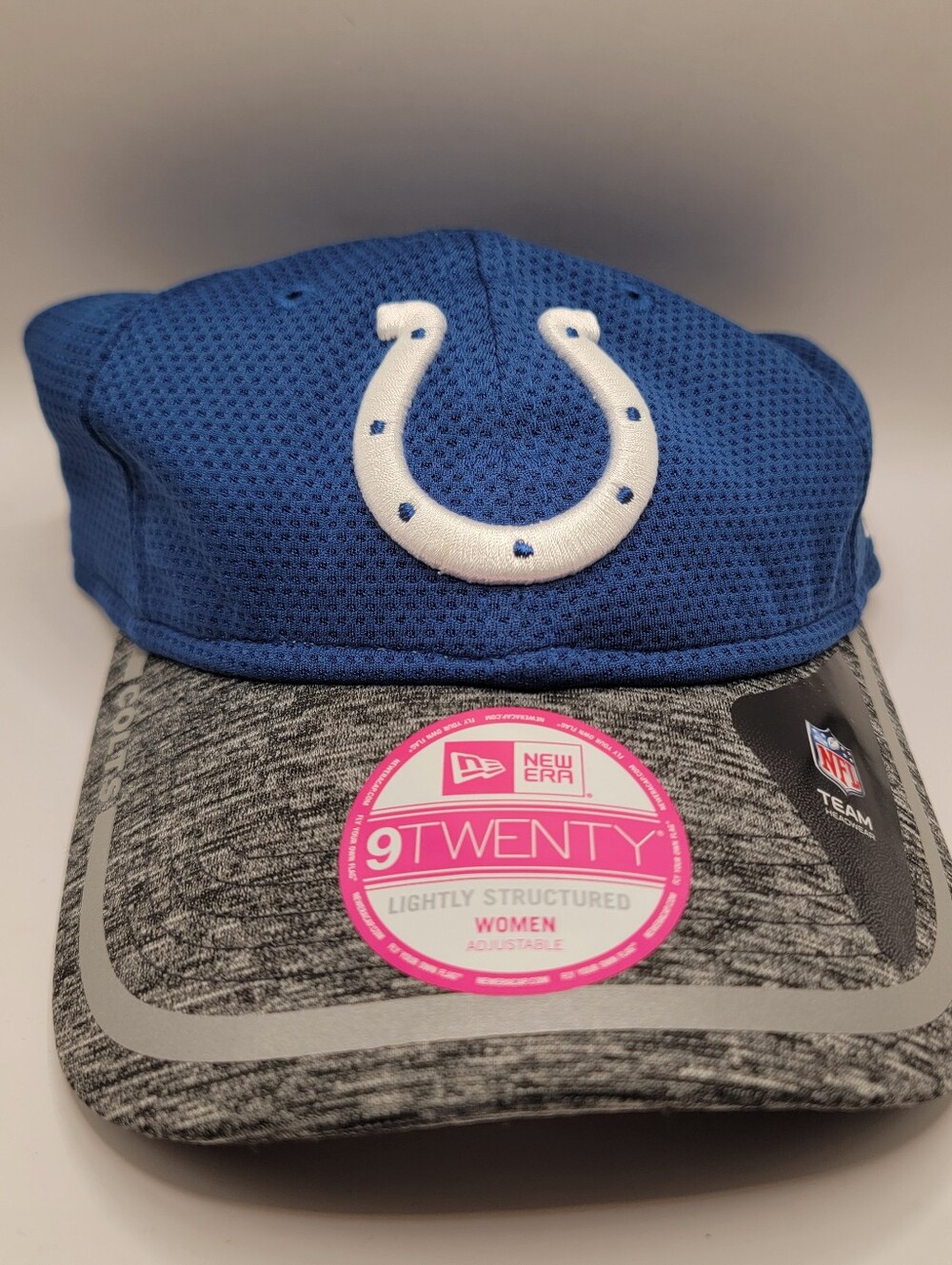 New Era Women's Indianapolis Colts Royal Blue and Gray 9TWENTY Cap